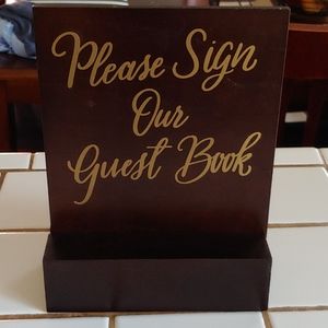 Guest Book Sign